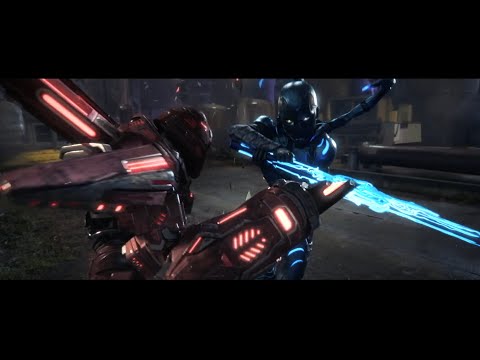 Blue Beetle 2023 - Blue Beetle Vs Carapax Fight II Carapax sets his OMAC  suit to explode