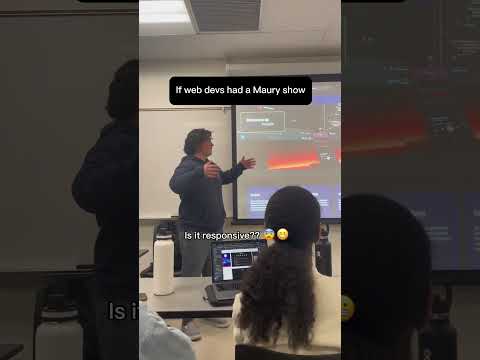 If web devs had a Maury show #computerscience #softwareengineer #maury #webdev