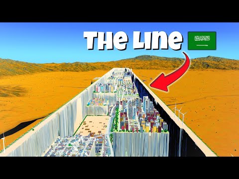 Building THE LINE Megaproject in Cities: Skylines 2!