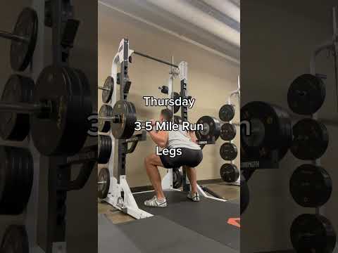 Hybrid Marathon Training Split #marathontraining #hybridathlete #running #trainingsplit #liftandrun