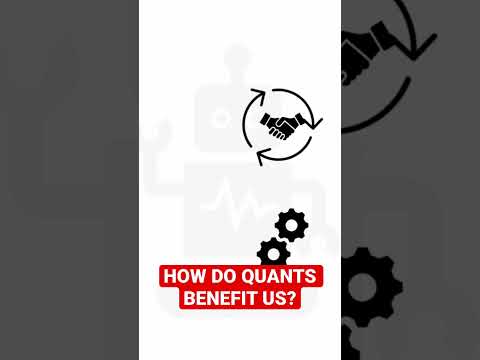 Quant trading has benefits for you and me? #quant #quantitativetrading #hedgefund #algotrading