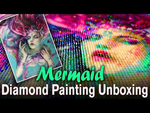 CRAFT: Mermaid Diamond Painting Unboxing