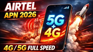 Airtel APN Settings 4G/5G 2026 | Airtel Network Problem Solution | Airtel Internet Not Working | Net