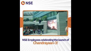 NSE Employees celebrating the launch of Chandrayaan-3!