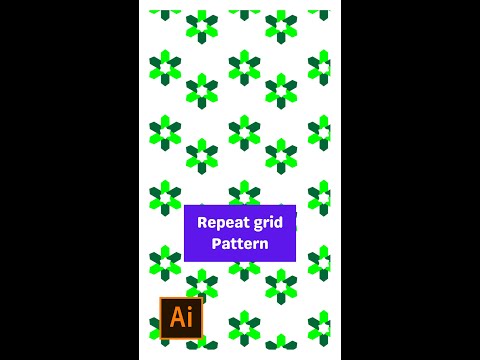 Repeat Grid Pattern in Illustrator in Just 1 Minutes #shorts #illustratortutorial #illustratortips