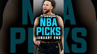 BEST Sleeper NBA Picks for today! 1/2/2025 | Sleeper Picks Promo Code