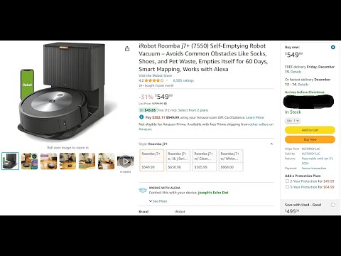 Roomba iRobot j7 Unboxing