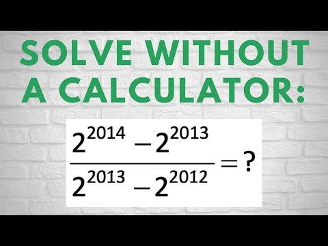 Simplifying large Powers of 2 - My Favorite Problems Ep. 8