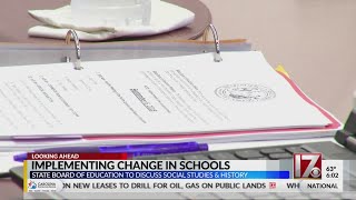 Implementing curriculum changes in NC schools