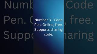 Best Coding Editors for Web Development #shorts #2023