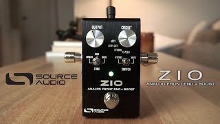 The Source Audio ZIO Analog Front End + Boost DEMO. It LITERALLY makes everything sound BETTER!