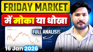 Friday Market ￼Nifty & Bank Nifty Analysis for Friday | 16 January 25 | Nifty Tomorrow #nifty