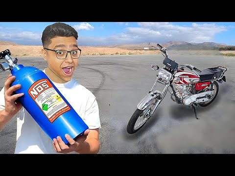 بالاخره نایتروس موتور وصل کردم🤯باورم نمیشه که کار کرد🚫