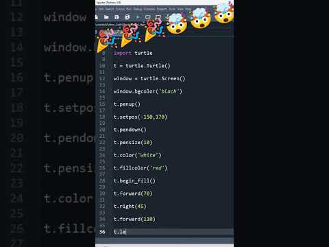 Amazing McDonald's Logo with Python Turtle Graphics – Step-by-Step Tutorial
