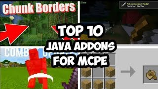 Top 10 Java Add-ons For Mcpe With Download links ¦¦