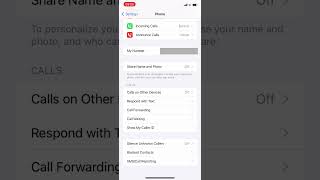How to Forward Calls to Another Number on iPhone #iphone #callforwarding #iphonesolution #tech