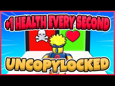 +1 Health Every Second Free Uncopylocked [Roblox Studio]