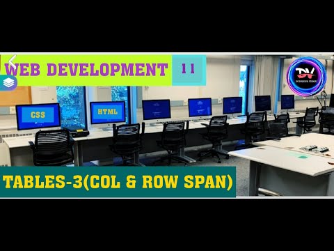 Web Development---11(TABLES--3)