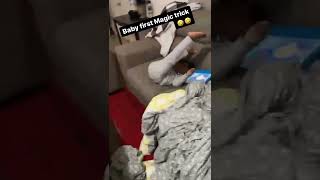 BABY FIRST MAGIC TRICK 😂 |❤Cute Babies InstaReels ❤ | #baby #shorts #cutebabies #viral