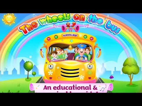 Wheel On The Bus Nursery Rhymes & Kids Song 😍 #kidsvideo #subscribe #viralvideo #kids #nurseryrhymes