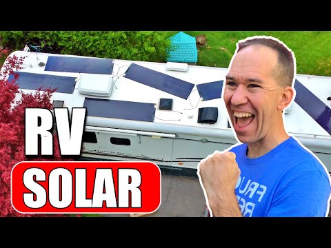 I Installed a Mobile Power Plant | No Drilling Holes for Panels RV Roof