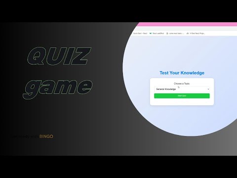 how to create  a quiz  using html css and js
