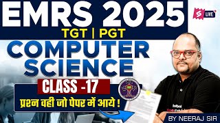 EMRS TGT/PGT Computer Science Class -17 | EMRS TGT/PGT Computer Science Preparation By Neeraj Sir