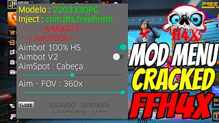 😱 SAIU!! 😱 MOD MENU FFH4X V138 CRACKED FF 1.109.X 100% ANTIBLACKLIST - ANTBAN