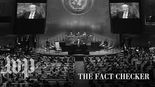 Fact-checking President Trump's speech to the United Nations general assembly | Fact Checker