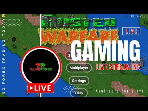 Davie Forex is live! Not trading, playing Rusted walfare #gaming #livestream 