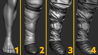 Clothes Sculpting in easy | Full Guide + Free Assets