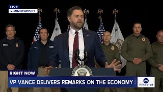 LIVE: Vice President Vance delivers remarks in Minneapolis on the economy