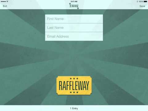 Raffleway App Video Preview