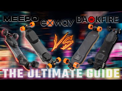 BEST Electric Skateboards of 2023 | Meepo V4 VS Exway FLEX VS Backfire ERA & G2 (Budget Edition)