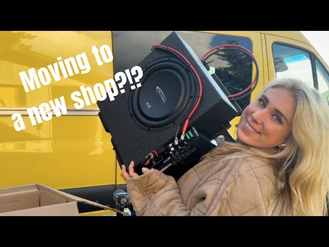 RoamRig SUBWOOFER Installation / solo female LUXURY van build vlog 5