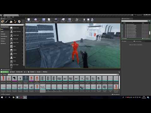 Разработка инди-игры|Indie-gamedev|Game development timelapse|Игра вUnreal Engine4 за 6 минут 2часть