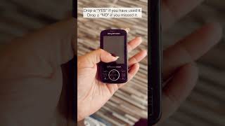 How many of you used this phone? | Sony Walkman Slider Phone #shorts