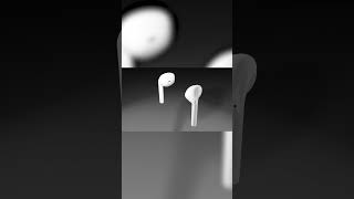 3D Airpods | Frame Render #shorts #3d #3danimation #3drenders #3dmodeling #shortvideos