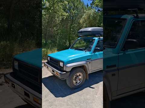 Daihatsu Feroza Tiny Camper #camper #tinycamper #feroza #mods #diy #daihatsu #4x4 #overland #travel