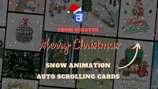 Merry Christmas Wall: A Simple and Easy CSS & HTML CSS Tutorial