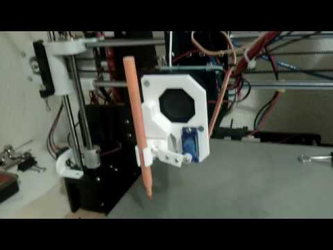 Pen plotter for 3D printer