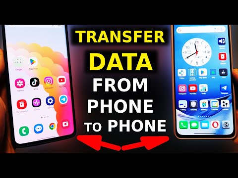 How to transfer all data from one phone to another phone without passwords and apps