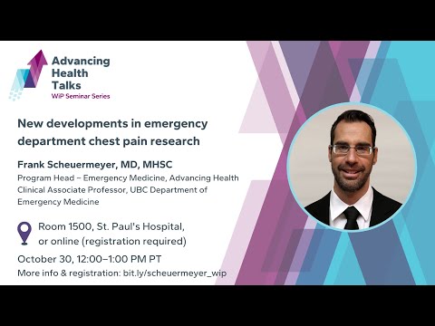 New developments in emergency department chest pain research: A BC experience