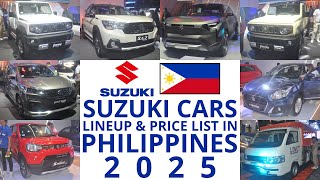Suzuki Cars Lineup & Price List in Philippines 2025 | New e Vitara, Jimny 5-Door & More