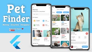 Flutter App UI - Pet Finder - Speed Code Tutorial