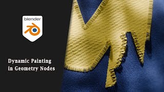 [Tut] Paint Wave Solver: Dynamic Painting in Geometry Nodes - Blender 5.0+