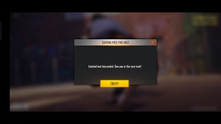 Limited Test Has Ended || Free Fire Max Problem || FREE FIRE GAMERS 🔥 ||