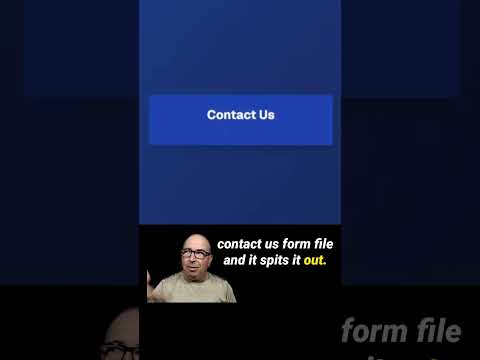 Watch AI Instantly Code a Contact Form!