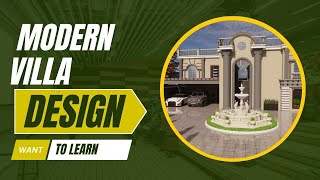I Design This Vella In Pakistan | Using Autocad, Sketchup & Enscape | For Rendering I Use Enscape.