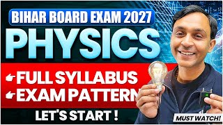 Bihar Board Class 12th Physics Syllabus 2027 | Class 12th Physics 2027 New Exam Pattern & Strategy